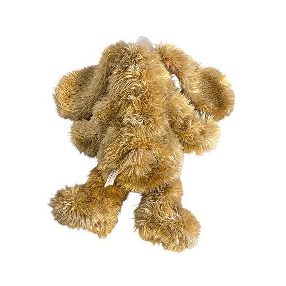 Vintage T. L. Toys Plush Bunny Rabbit Floppy Lavender Bow Accent Brown 15” - Picture 5 of 9